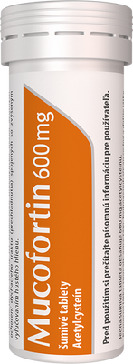 Zdrovit Mucofortin 600mg 10 šumivých tabliet