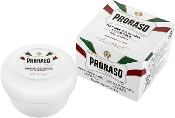 Proraso Mydlo na holenie na citlivú pokožku - Green Tea 150 ml