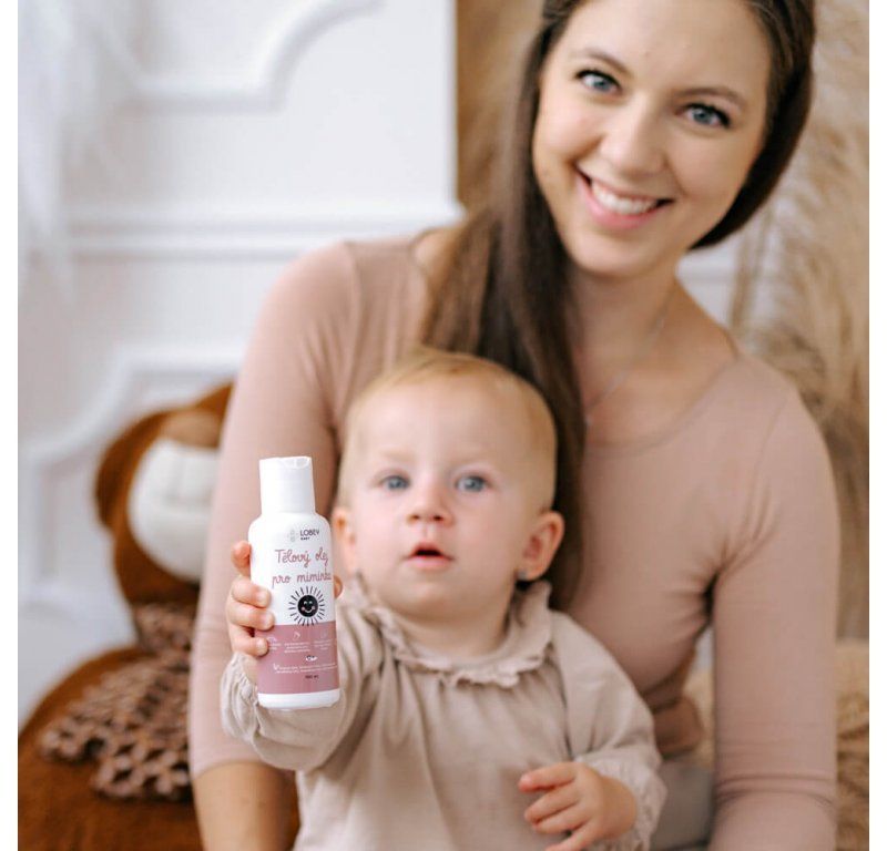 Lobey Telový olej pre bábätka 100 ml