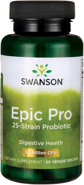 Swanson Epic Pro Probiotikum s 25 kmeňmi 30 kapsúl