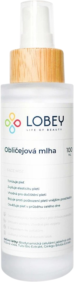 Lobey Tonizujúca hmla na tvár 100 ml