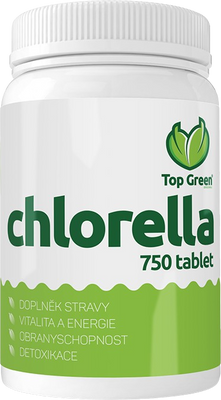 Top green Chlorella 750 tabliet