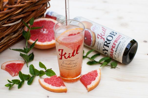 Kitl Syrob Grapefruit so šťavou 500 ml
