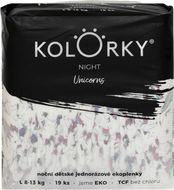 Kolorky NIGHT Jednorožec veľ. L (8-13 kg) 19 ks