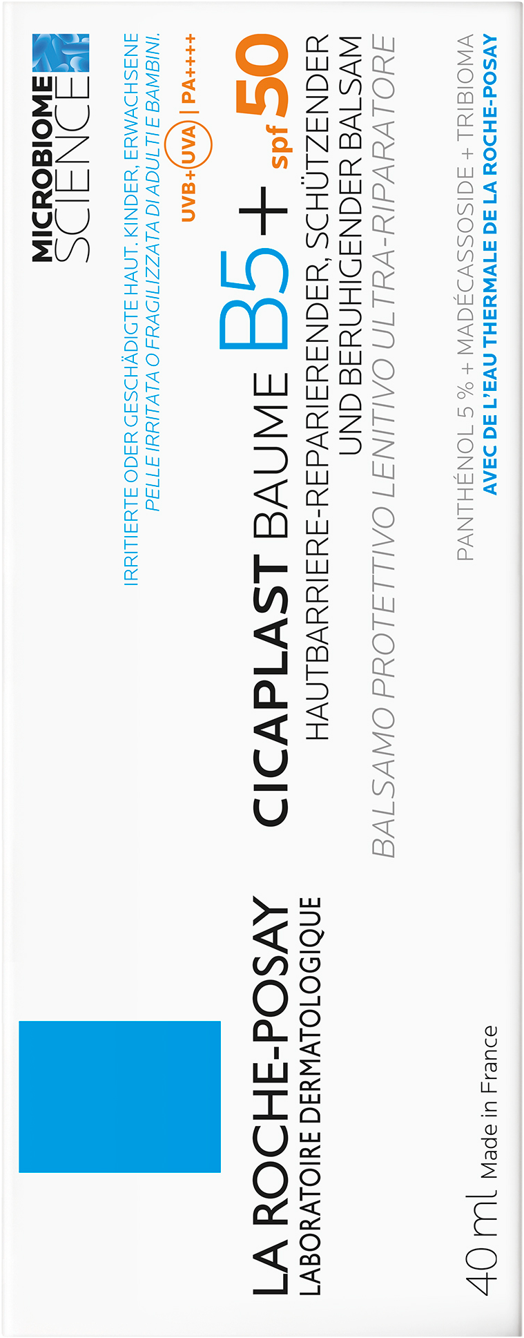 La Roche-Posay Cicaplast Repairing Baume B5+ SPF50 Pre podráždenú pokožku 40 ml