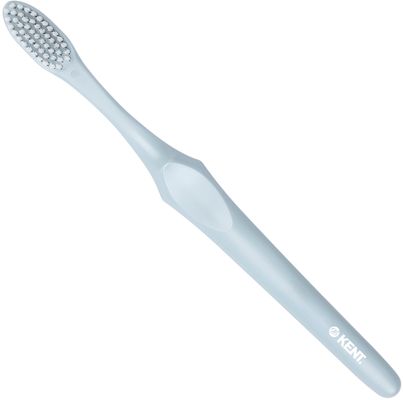 GB Kent & Sons Plc Zubná kefka SMILE Super Soft so striebrom v modrej farbe