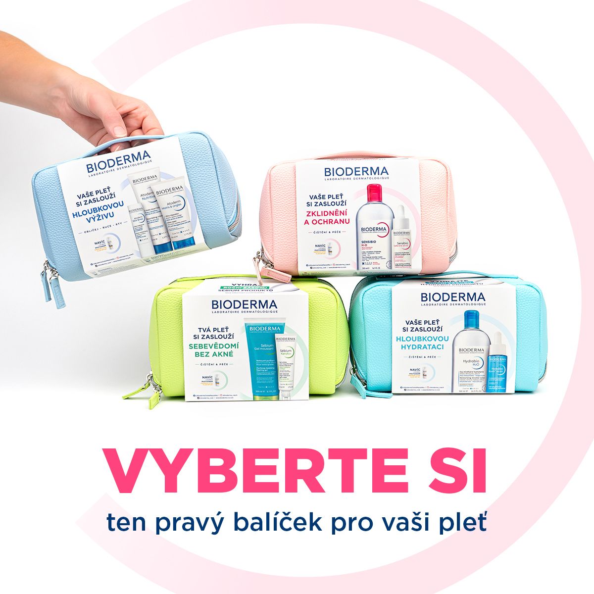 Bioderma Sensibio Darčekový balíček pre citlivú pleť a vrásky