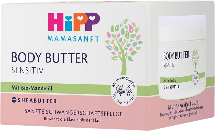 HiPP MamaSANFT Telové maslo Sensitiv 200 ml