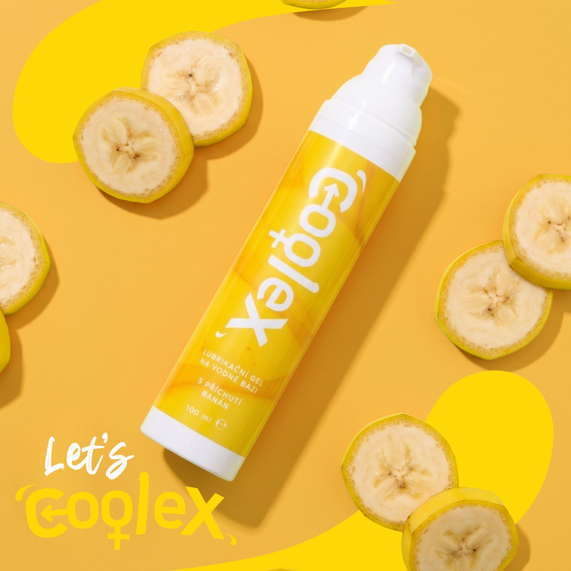 Dermacol Coolex lubrikačný gél na vodnej báze - banán (airless) 100 ml