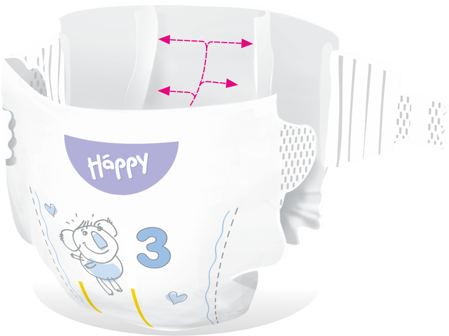 Bella Baby HAPPY Soft&Delicate Midi 70 ks