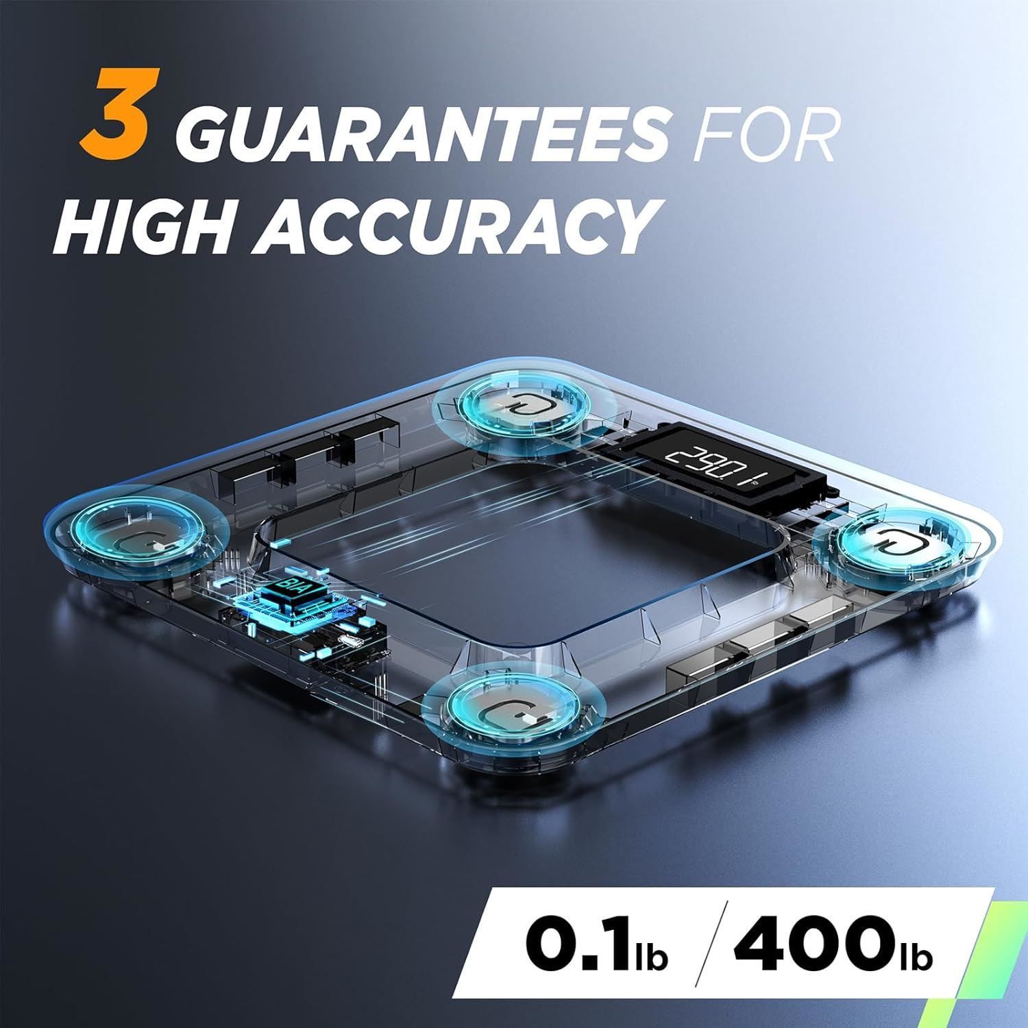 Runstar 4E Body Scale Diagnostická osobná inteligentná váha, čierna