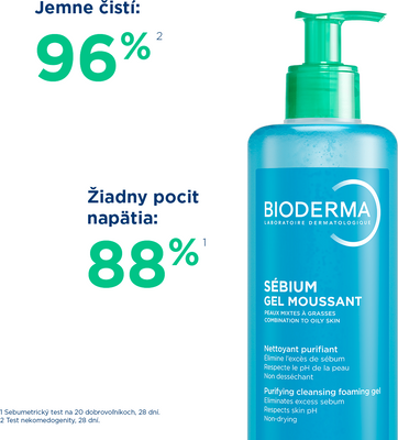 Bioderma Sébium Gel moussant čistiaci gél na zmiešanú a mastnú pokožku 200 ml