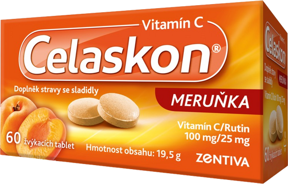 Celaskon Marhuľa 100mg, 60 tabliet
