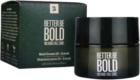 Better be bold Bald Cream, Matný krém na plešinu 50 ml