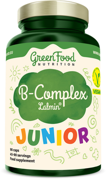 GreenFood Nutrition Junior B-complex Lalmin® 90 kapsúl