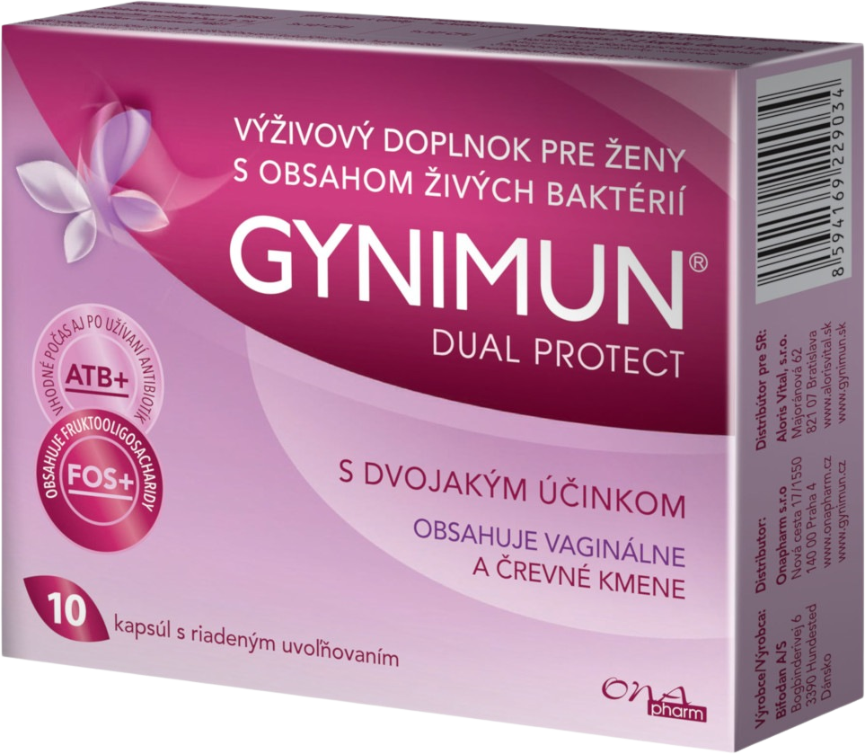 Gynimun DUAL PROTECT s riadeným uvoľňovaním 10 kapsúl