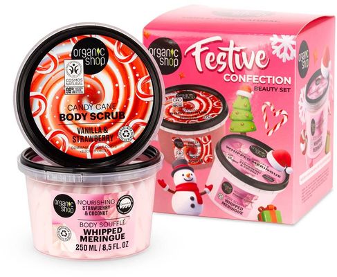 Organic Shop Vianočný telový set Festive Confection 2 x 250 ml