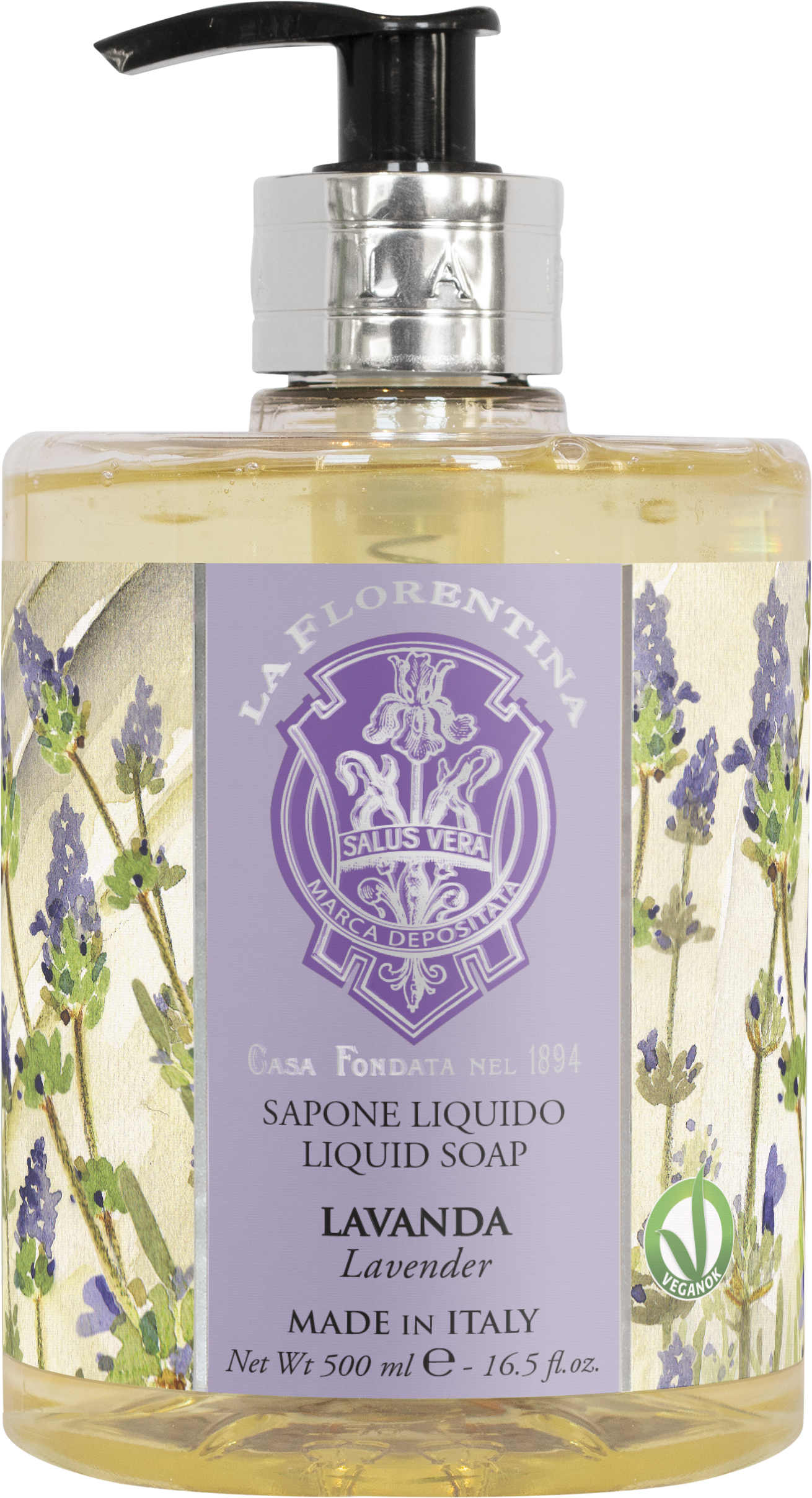 La Florentina Tekuté mýdlo Lavanda 500 ml