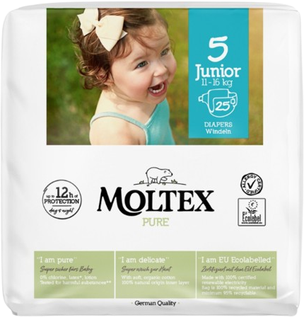Moltex Plienky Pure Junior 11-16 kg 25 ks