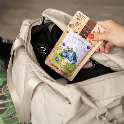Natu Čučoriedkové guličky s kešu krémom 70 g