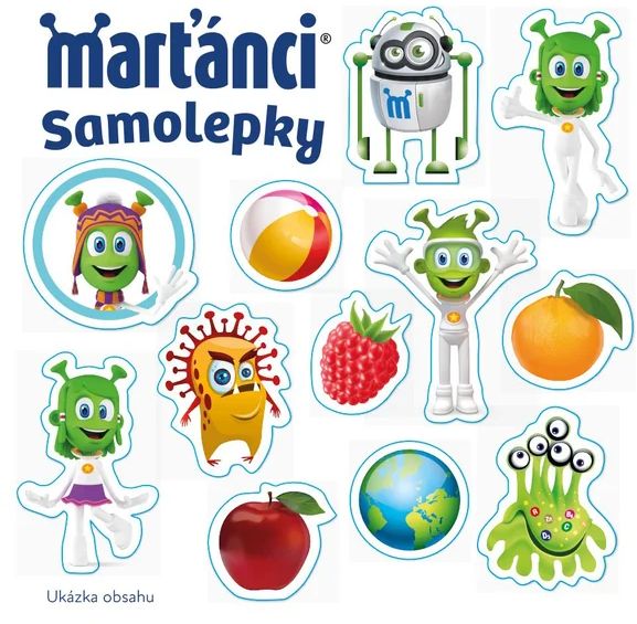 Marťánci Gummy+omaľovánky 100 tabliet