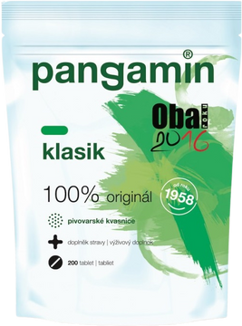 Pangamin KLASIK Vrecko 200 tabliet