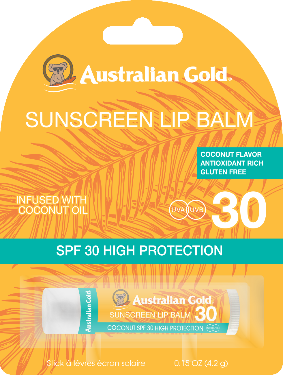 Australian Gold SPF 30 Balzam na pery 4.2 g