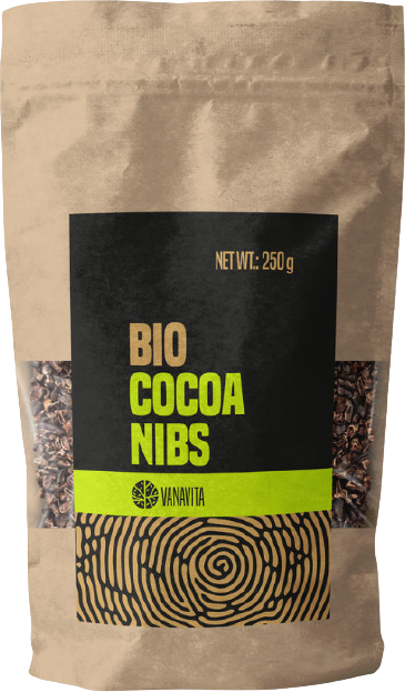 VanaVita BIO Kakaové bôby drvené 250 g