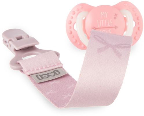 LOVI Stuha na cumlík s klipom Baby Shower, dievča