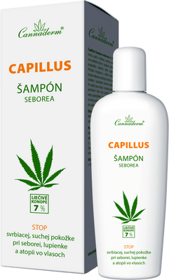 Cannaderm CAPILLUS šampón seborea 150 ml