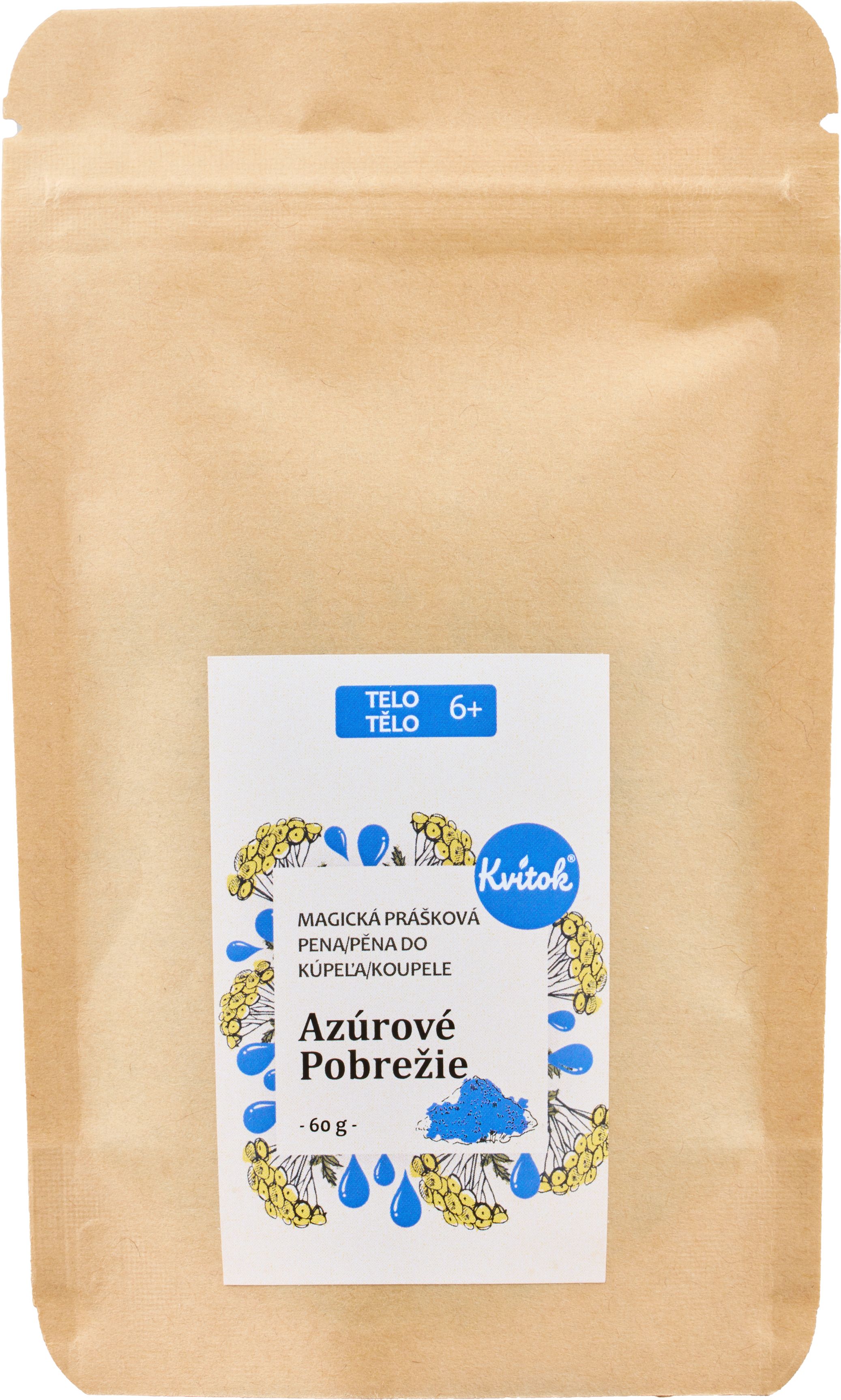 Kvitok Magická pena do kúpeľa Azúrové pobrežie 60 g