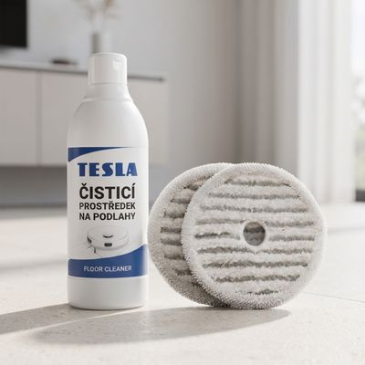 Tesla GlideStar GQ500 - bezdrôtový elektrický rotačný mop s rozprašovaním vody