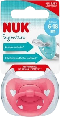 Nuk Cumlík Signature ružový 18-36m