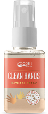 Wooden Spoon Prírodný antibakteriálny čistiaci sprej na ruky 50 ml