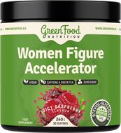 GreenFood Nutrition Women Figure Accelerator šťavnatá malina 240 g
