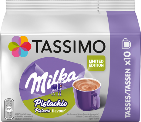 Tassimo Kapsule Milka Pistachio 10 kapsúl