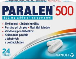 Paralen 500 mg, 24 tabliet