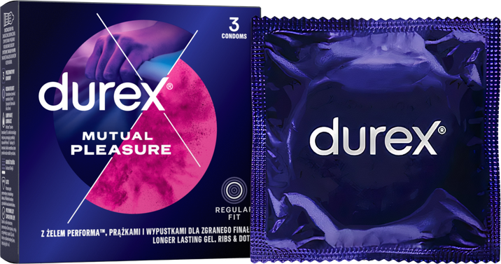 Durex Kondómy Mutual Pleasure 3 ks