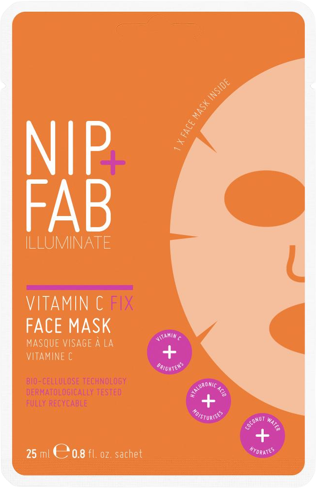 Nip+Fab Vitamin C Fix plátenná maska na tvár 25 ml