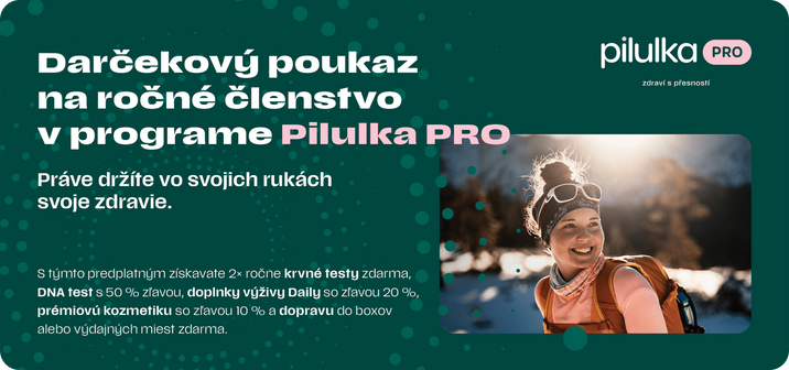 Pilulka PRO na rok ako darček – poukaz elektronicky