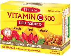 Terezia Company Vitamin C trio natur+ 60 kapsúl