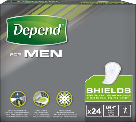 Depend For men Light inkontinenčné vložky pre mužov 24 ks