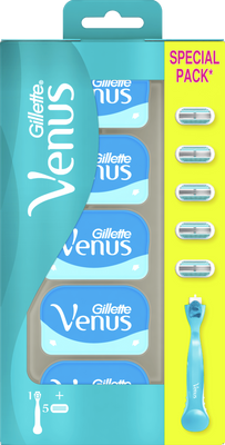 Gillette Venus Venus Smooth Strojček + 5 holiacih hlavíc