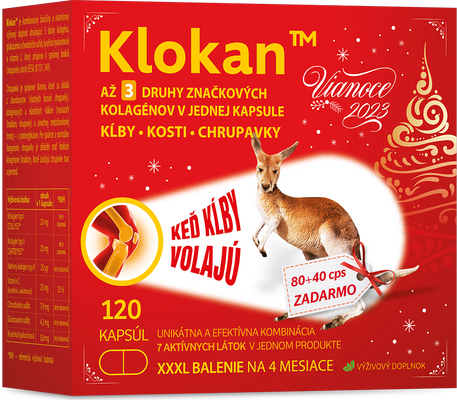 Barny's KLOKAN 120 cps (Vianočné balenie) 120 tabliet