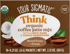Four Sigmatic Lion´s Mane Mushroom Coffee Latte Mix BIO 10 x 6 g