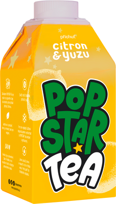 POPSTAR Tea Citrón & Yuzu 0.5 l