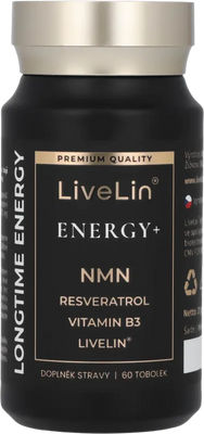 LiveLin ENERGY+ 60 tvrdých kapsúl