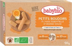 Babybio Piškóty s esenciálnym olejom sladkého pomaranča 120 g