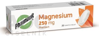 Pharmavit Magnesium 20 šumivých tabliet