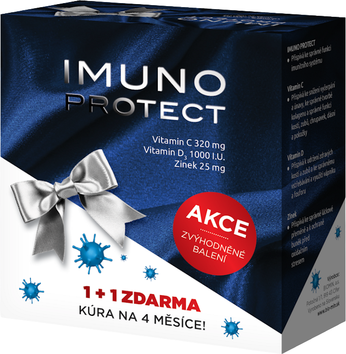 Biomin Imuno Protect 1+1, 120 tvrdých kapsúl